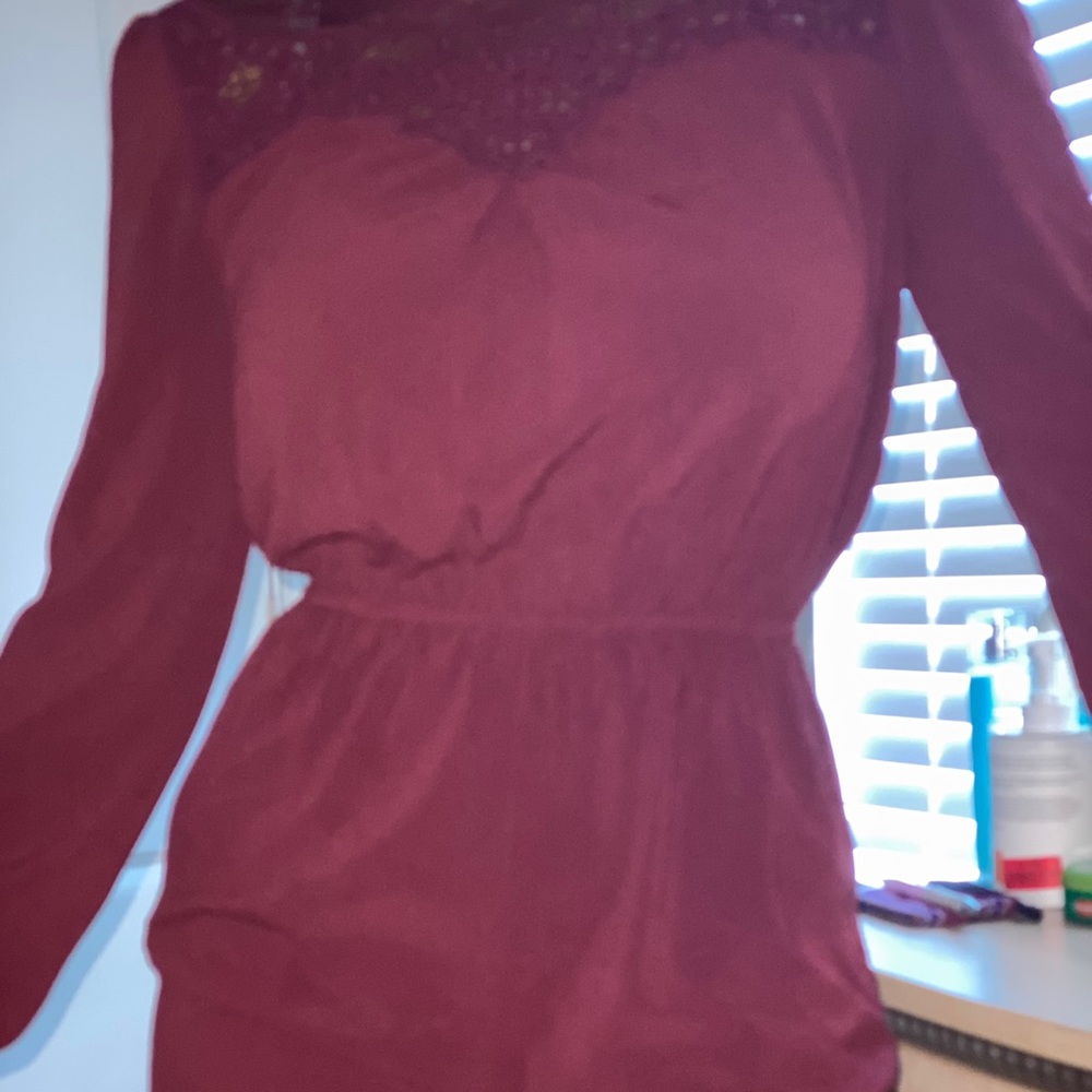 A one piece long sleeve set